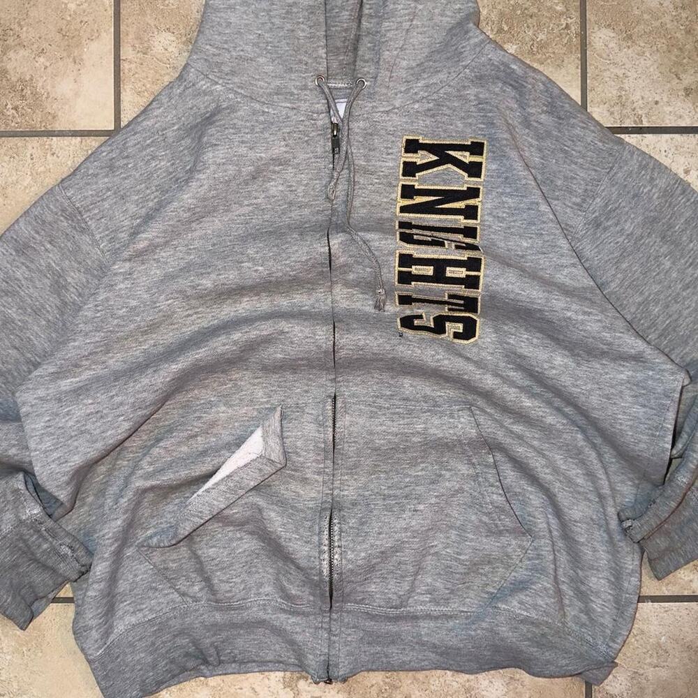 MV Sports Authentics University of Central Florida Knights Zip Up Hoodie Size L
